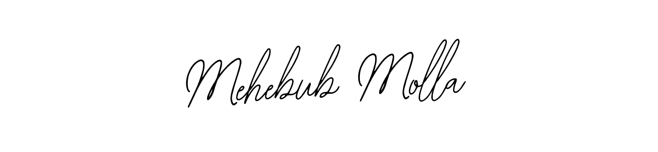Similarly Bearetta-2O07w is the best handwritten signature design. Signature creator online .You can use it as an online autograph creator for name Mehebub Molla. Mehebub Molla signature style 12 images and pictures png
