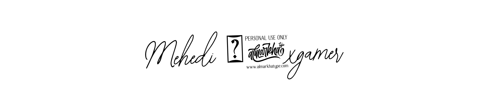 How to make Mehedi ♪9xgamer name signature. Use Bearetta-2O07w style for creating short signs online. This is the latest handwritten sign. Mehedi ♪9xgamer signature style 12 images and pictures png