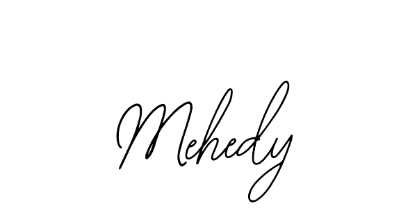 Bearetta-2O07w is a professional signature style that is perfect for those who want to add a touch of class to their signature. It is also a great choice for those who want to make their signature more unique. Get Mehedy name to fancy signature for free. Mehedy signature style 12 images and pictures png