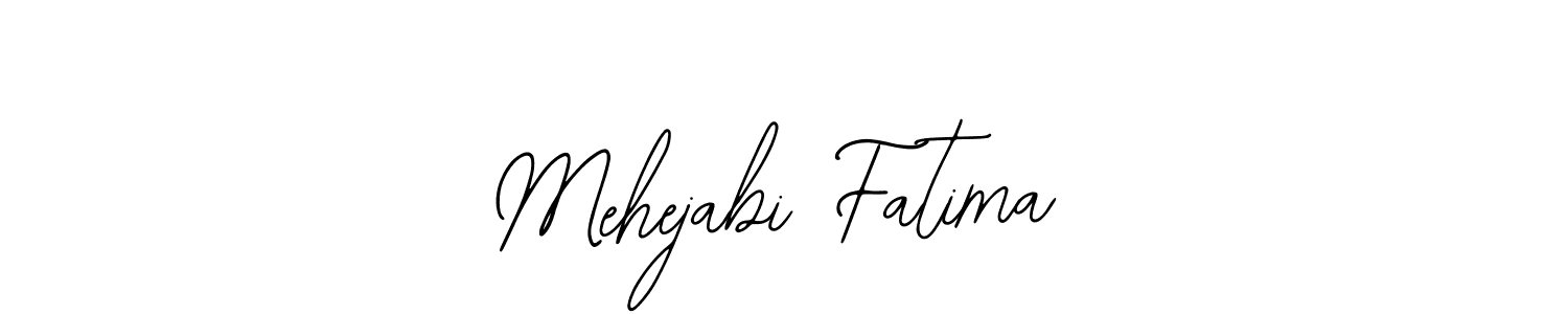 Similarly Bearetta-2O07w is the best handwritten signature design. Signature creator online .You can use it as an online autograph creator for name Mehejabi Fatima. Mehejabi Fatima signature style 12 images and pictures png