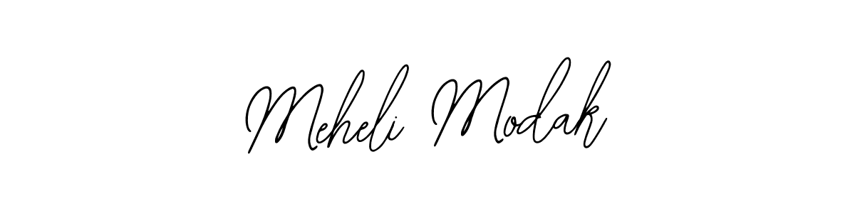 Use a signature maker to create a handwritten signature online. With this signature software, you can design (Bearetta-2O07w) your own signature for name Meheli Modak. Meheli Modak signature style 12 images and pictures png