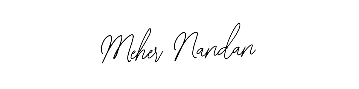 You can use this online signature creator to create a handwritten signature for the name Meher Nandan. This is the best online autograph maker. Meher Nandan signature style 12 images and pictures png