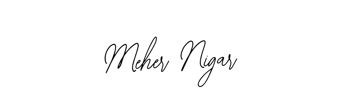 How to Draw Meher Nigar signature style? Bearetta-2O07w is a latest design signature styles for name Meher Nigar. Meher Nigar signature style 12 images and pictures png