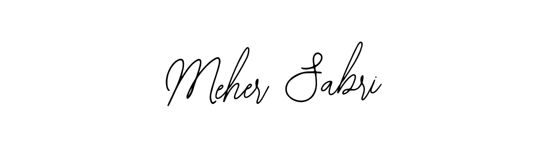 if you are searching for the best signature style for your name Meher Sabri. so please give up your signature search. here we have designed multiple signature styles  using Bearetta-2O07w. Meher Sabri signature style 12 images and pictures png