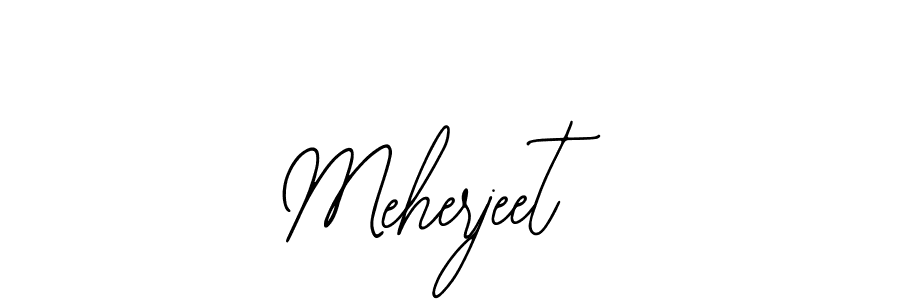 Also You can easily find your signature by using the search form. We will create Meherjeet name handwritten signature images for you free of cost using Bearetta-2O07w sign style. Meherjeet signature style 12 images and pictures png