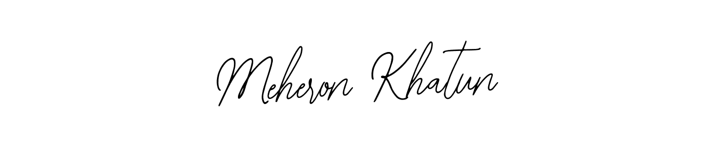 Make a beautiful signature design for name Meheron Khatun. With this signature (Bearetta-2O07w) style, you can create a handwritten signature for free. Meheron Khatun signature style 12 images and pictures png