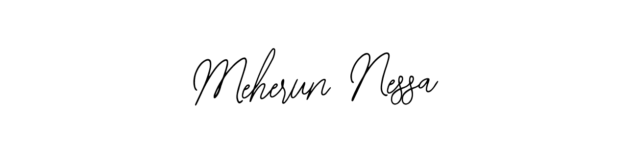 if you are searching for the best signature style for your name Meherun Nessa. so please give up your signature search. here we have designed multiple signature styles  using Bearetta-2O07w. Meherun Nessa signature style 12 images and pictures png