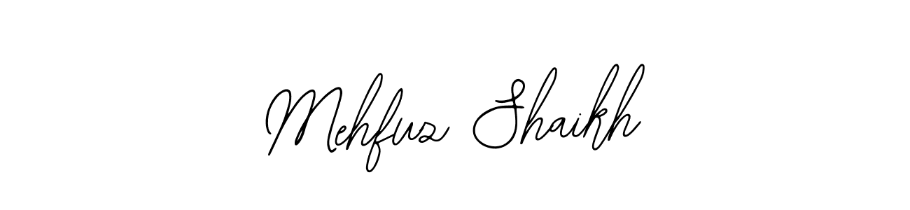 Design your own signature with our free online signature maker. With this signature software, you can create a handwritten (Bearetta-2O07w) signature for name Mehfuz Shaikh. Mehfuz Shaikh signature style 12 images and pictures png