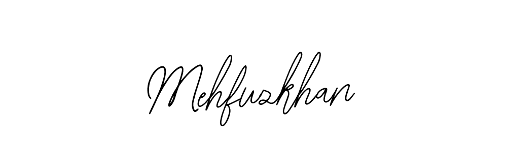 Bearetta-2O07w is a professional signature style that is perfect for those who want to add a touch of class to their signature. It is also a great choice for those who want to make their signature more unique. Get Mehfuzkhan name to fancy signature for free. Mehfuzkhan signature style 12 images and pictures png