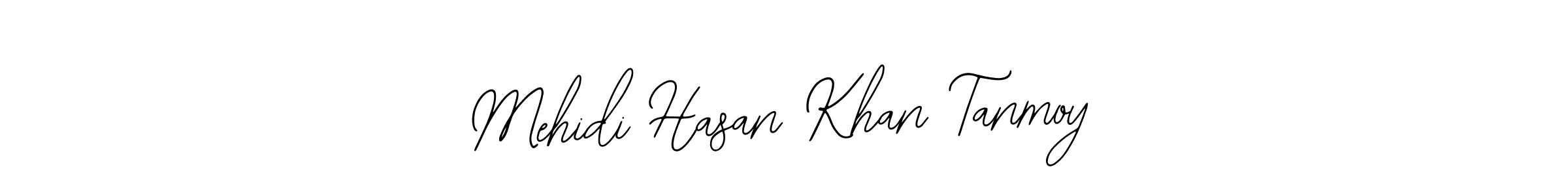 Use a signature maker to create a handwritten signature online. With this signature software, you can design (Bearetta-2O07w) your own signature for name Mehidi Hasan Khan Tanmoy. Mehidi Hasan Khan Tanmoy signature style 12 images and pictures png