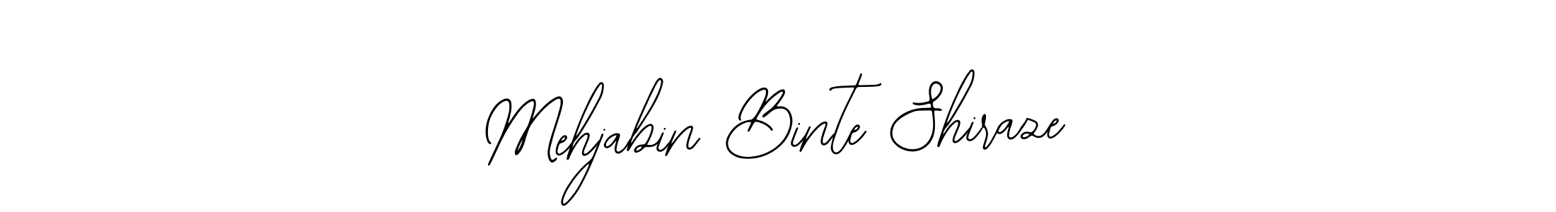 Create a beautiful signature design for name Mehjabin Binte Shiraze. With this signature (Bearetta-2O07w) fonts, you can make a handwritten signature for free. Mehjabin Binte Shiraze signature style 12 images and pictures png