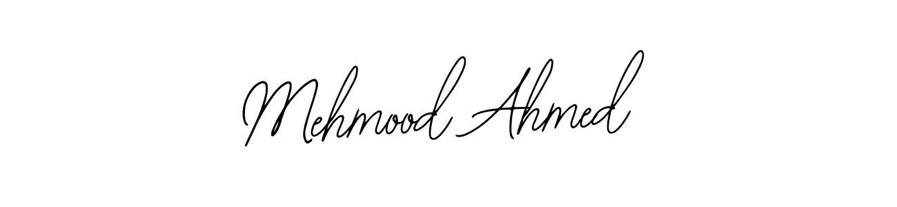 Design your own signature with our free online signature maker. With this signature software, you can create a handwritten (Bearetta-2O07w) signature for name Mehmood Ahmed. Mehmood Ahmed signature style 12 images and pictures png