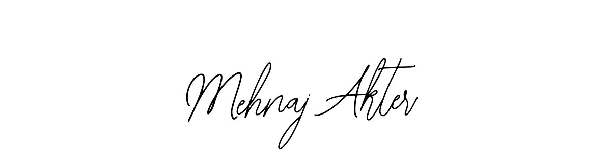 Use a signature maker to create a handwritten signature online. With this signature software, you can design (Bearetta-2O07w) your own signature for name Mehnaj Akter. Mehnaj Akter signature style 12 images and pictures png