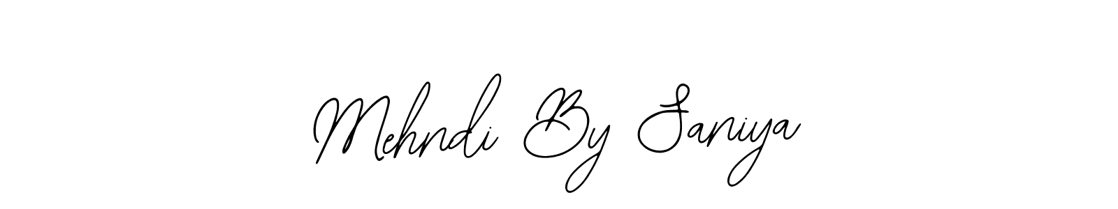 Create a beautiful signature design for name Mehndi By Saniya. With this signature (Bearetta-2O07w) fonts, you can make a handwritten signature for free. Mehndi By Saniya signature style 12 images and pictures png