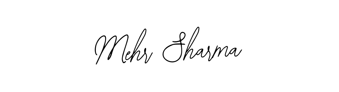 Use a signature maker to create a handwritten signature online. With this signature software, you can design (Bearetta-2O07w) your own signature for name Mehr Sharma. Mehr Sharma signature style 12 images and pictures png