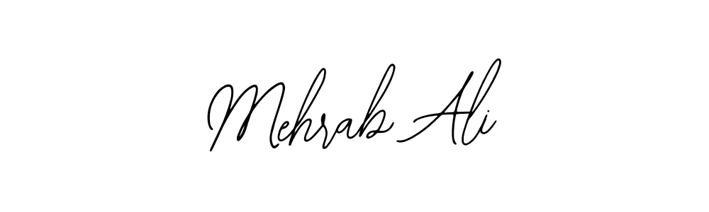 The best way (Bearetta-2O07w) to make a short signature is to pick only two or three words in your name. The name Mehrab Ali include a total of six letters. For converting this name. Mehrab Ali signature style 12 images and pictures png