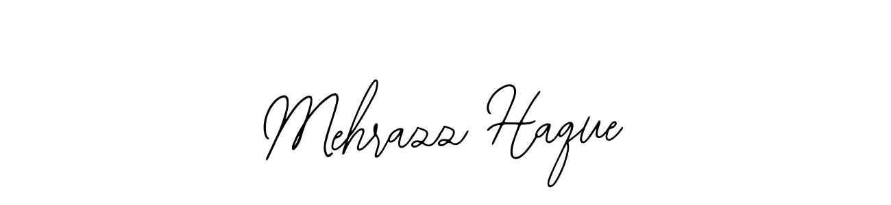 Use a signature maker to create a handwritten signature online. With this signature software, you can design (Bearetta-2O07w) your own signature for name Mehrazz Haque. Mehrazz Haque signature style 12 images and pictures png