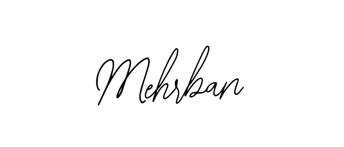 How to make Mehrban name signature. Use Bearetta-2O07w style for creating short signs online. This is the latest handwritten sign. Mehrban signature style 12 images and pictures png