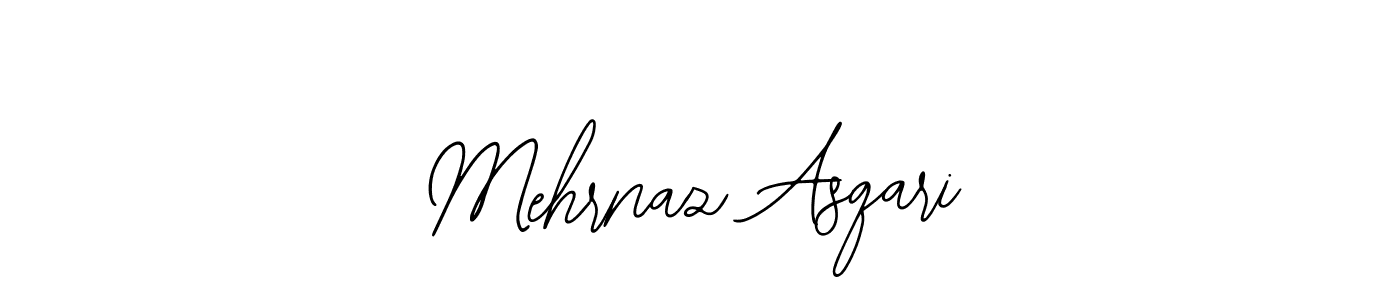 How to make Mehrnaz Asqari name signature. Use Bearetta-2O07w style for creating short signs online. This is the latest handwritten sign. Mehrnaz Asqari signature style 12 images and pictures png