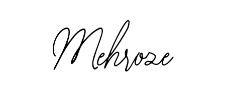Practice writing Mehroze with the flow of Bearetta-2O07w lettering. A fantastic source of inspiration for developing your personal signature style. Mehroze signature style 12 images and pictures png