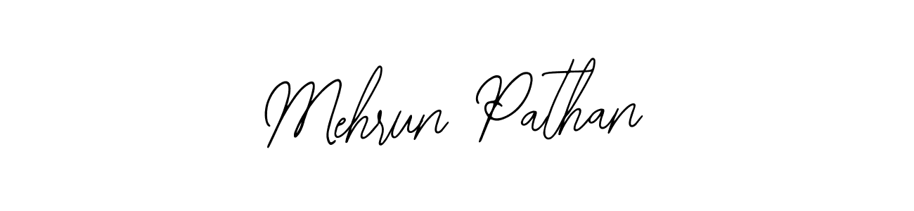 Mehrun Pathan stylish signature style. Best Handwritten Sign (Bearetta-2O07w) for my name. Handwritten Signature Collection Ideas for my name Mehrun Pathan. Mehrun Pathan signature style 12 images and pictures png