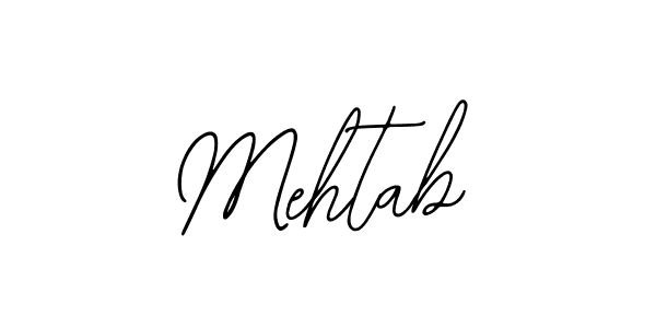 How to make Mehtab name signature. Use Bearetta-2O07w style for creating short signs online. This is the latest handwritten sign. Mehtab signature style 12 images and pictures png