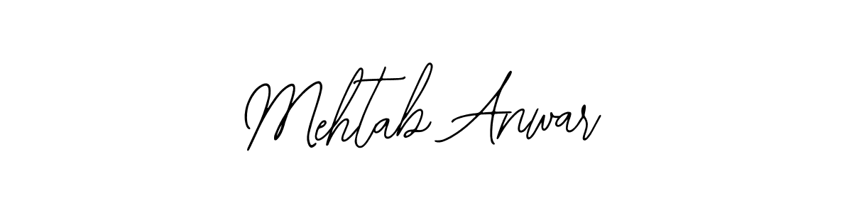 Also You can easily find your signature by using the search form. We will create Mehtab Anwar name handwritten signature images for you free of cost using Bearetta-2O07w sign style. Mehtab Anwar signature style 12 images and pictures png