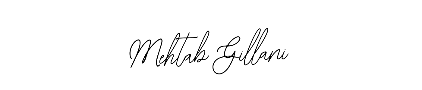 Also we have Mehtab Gillani name is the best signature style. Create professional handwritten signature collection using Bearetta-2O07w autograph style. Mehtab Gillani signature style 12 images and pictures png