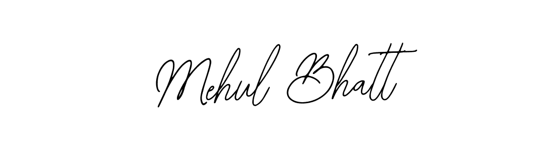 Bearetta-2O07w is a professional signature style that is perfect for those who want to add a touch of class to their signature. It is also a great choice for those who want to make their signature more unique. Get Mehul Bhatt name to fancy signature for free. Mehul Bhatt signature style 12 images and pictures png