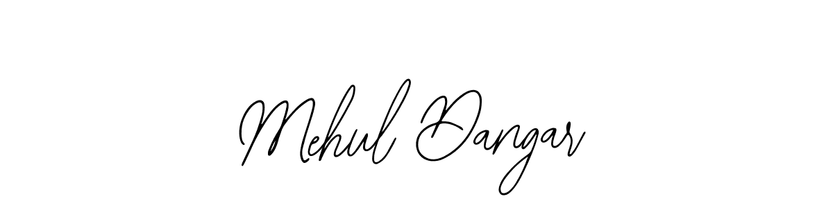 Similarly Bearetta-2O07w is the best handwritten signature design. Signature creator online .You can use it as an online autograph creator for name Mehul Dangar. Mehul Dangar signature style 12 images and pictures png