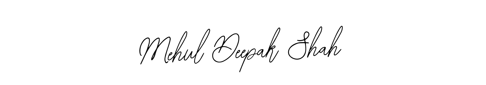 Bearetta-2O07w is a professional signature style that is perfect for those who want to add a touch of class to their signature. It is also a great choice for those who want to make their signature more unique. Get Mehul Deepak Shah name to fancy signature for free. Mehul Deepak Shah signature style 12 images and pictures png