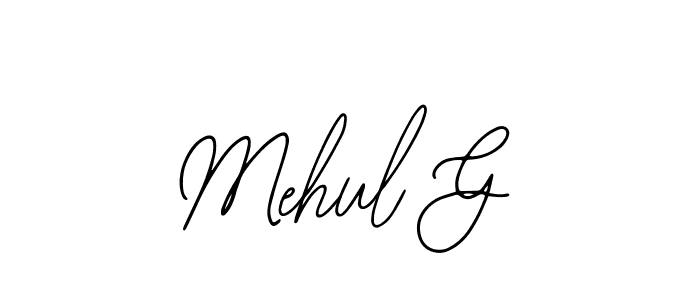 Make a beautiful signature design for name Mehul G. With this signature (Bearetta-2O07w) style, you can create a handwritten signature for free. Mehul G signature style 12 images and pictures png
