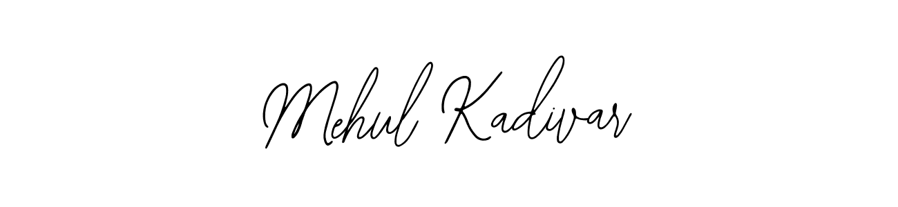 The best way (Bearetta-2O07w) to make a short signature is to pick only two or three words in your name. The name Mehul Kadivar include a total of six letters. For converting this name. Mehul Kadivar signature style 12 images and pictures png