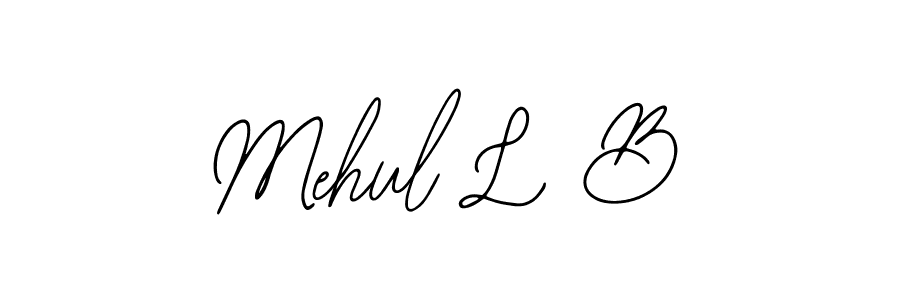 You can use this online signature creator to create a handwritten signature for the name Mehul L B. This is the best online autograph maker. Mehul L B signature style 12 images and pictures png