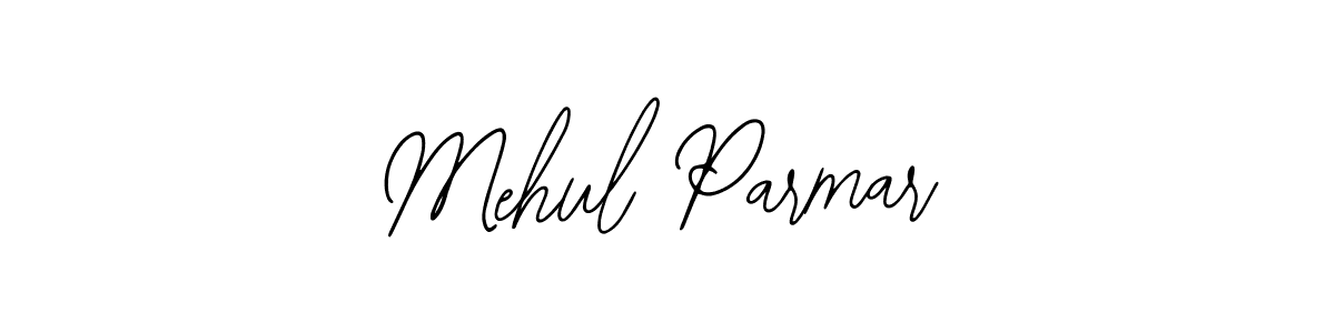 You should practise on your own different ways (Bearetta-2O07w) to write your name (Mehul Parmar) in signature. don't let someone else do it for you. Mehul Parmar signature style 12 images and pictures png