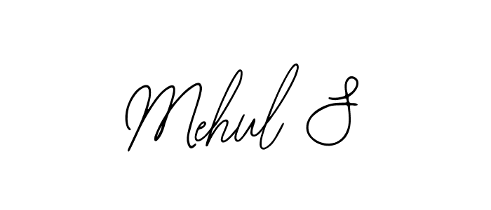 Also we have Mehul S name is the best signature style. Create professional handwritten signature collection using Bearetta-2O07w autograph style. Mehul S signature style 12 images and pictures png