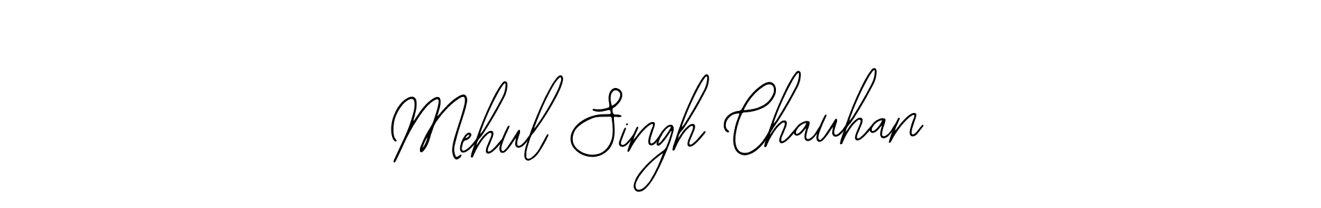 How to make Mehul Singh Chauhan name signature. Use Bearetta-2O07w style for creating short signs online. This is the latest handwritten sign. Mehul Singh Chauhan signature style 12 images and pictures png