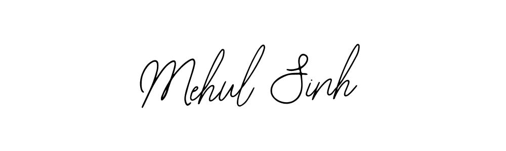 Bearetta-2O07w is a professional signature style that is perfect for those who want to add a touch of class to their signature. It is also a great choice for those who want to make their signature more unique. Get Mehul Sinh name to fancy signature for free. Mehul Sinh signature style 12 images and pictures png