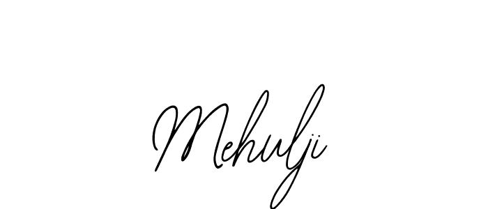 Bearetta-2O07w is a professional signature style that is perfect for those who want to add a touch of class to their signature. It is also a great choice for those who want to make their signature more unique. Get Mehulji name to fancy signature for free. Mehulji signature style 12 images and pictures png
