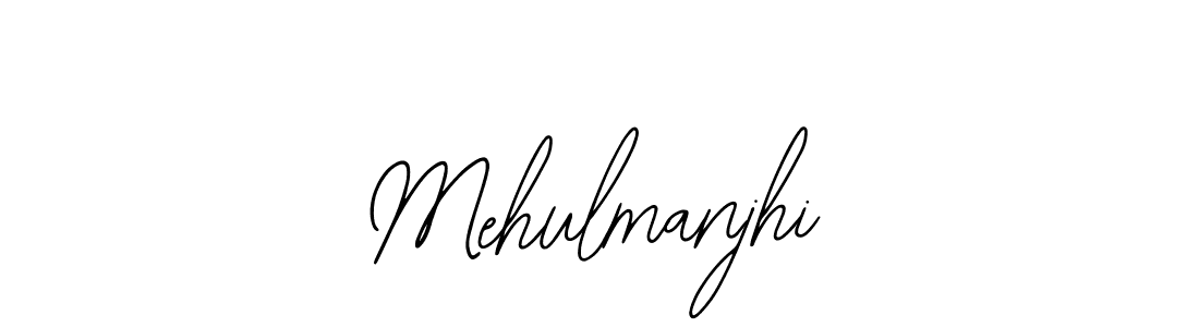 How to make Mehulmanjhi name signature. Use Bearetta-2O07w style for creating short signs online. This is the latest handwritten sign. Mehulmanjhi signature style 12 images and pictures png
