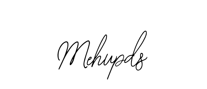 Bearetta-2O07w is a professional signature style that is perfect for those who want to add a touch of class to their signature. It is also a great choice for those who want to make their signature more unique. Get Mehupds name to fancy signature for free. Mehupds signature style 12 images and pictures png