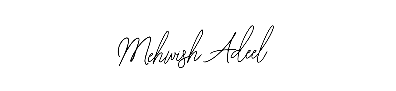 Create a beautiful signature design for name Mehwish Adeel. With this signature (Bearetta-2O07w) fonts, you can make a handwritten signature for free. Mehwish Adeel signature style 12 images and pictures png