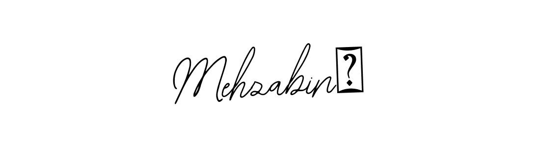 Also we have Mehzabin⁩ name is the best signature style. Create professional handwritten signature collection using Bearetta-2O07w autograph style. Mehzabin⁩ signature style 12 images and pictures png