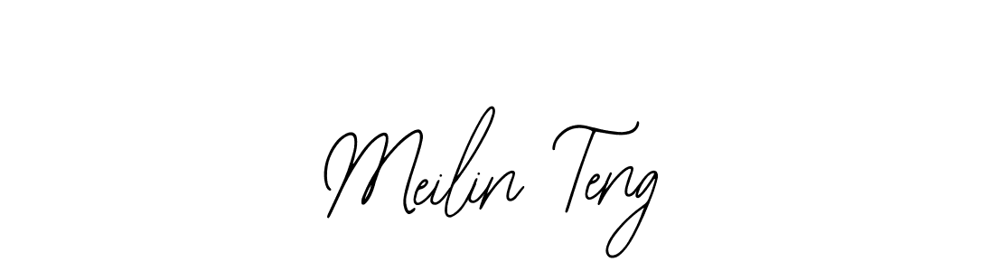 Design your own signature with our free online signature maker. With this signature software, you can create a handwritten (Bearetta-2O07w) signature for name Meilin Teng. Meilin Teng signature style 12 images and pictures png