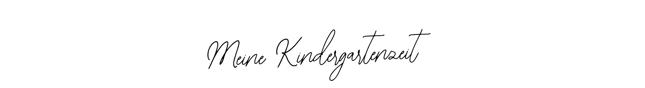 How to make Meine Kindergartenzeit signature? Bearetta-2O07w is a professional autograph style. Create handwritten signature for Meine Kindergartenzeit name. Meine Kindergartenzeit signature style 12 images and pictures png