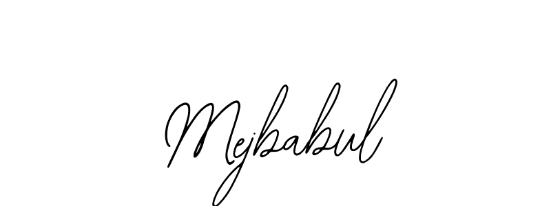 Also we have Mejbabul name is the best signature style. Create professional handwritten signature collection using Bearetta-2O07w autograph style. Mejbabul signature style 12 images and pictures png