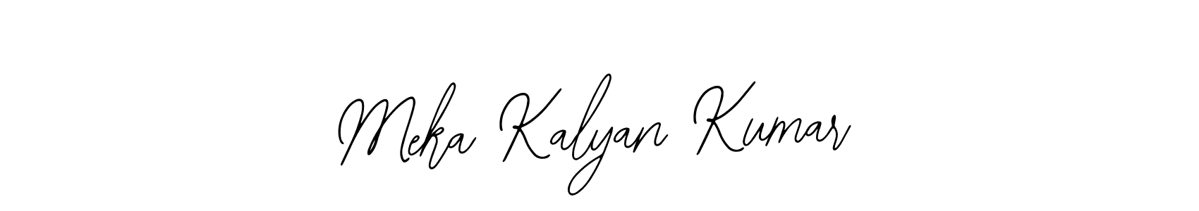 Also You can easily find your signature by using the search form. We will create Meka Kalyan Kumar name handwritten signature images for you free of cost using Bearetta-2O07w sign style. Meka Kalyan Kumar signature style 12 images and pictures png