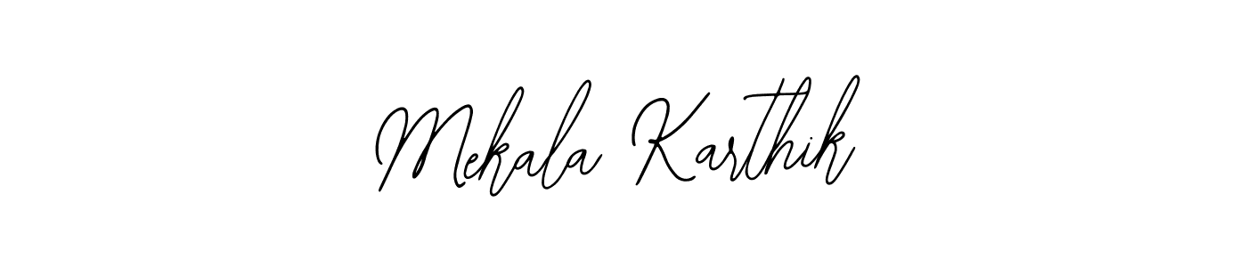 Design your own signature with our free online signature maker. With this signature software, you can create a handwritten (Bearetta-2O07w) signature for name Mekala Karthik. Mekala Karthik signature style 12 images and pictures png