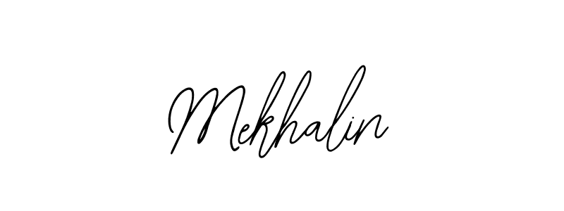 Use a signature maker to create a handwritten signature online. With this signature software, you can design (Bearetta-2O07w) your own signature for name Mekhalin. Mekhalin signature style 12 images and pictures png