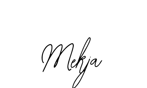 You should practise on your own different ways (Bearetta-2O07w) to write your name (Mekja) in signature. don't let someone else do it for you. Mekja signature style 12 images and pictures png